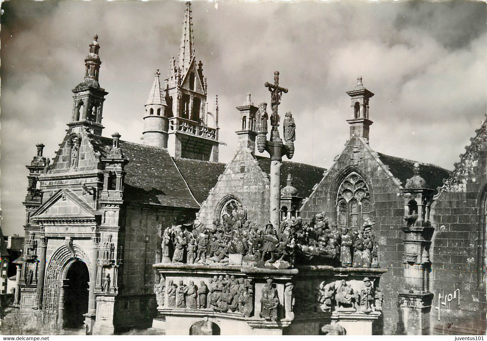 CPSM Guimiliau-Le Calvaire Et L'église   L838 - Guimiliau