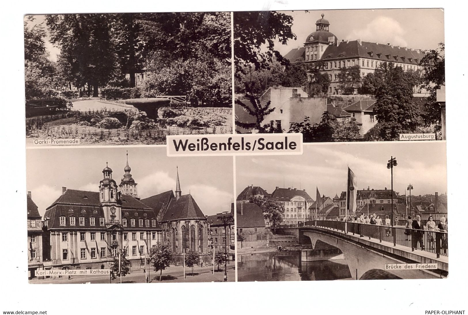 0-4850 WEISSENFELS, Mehrbild-AK, 1963 - Weissenfels