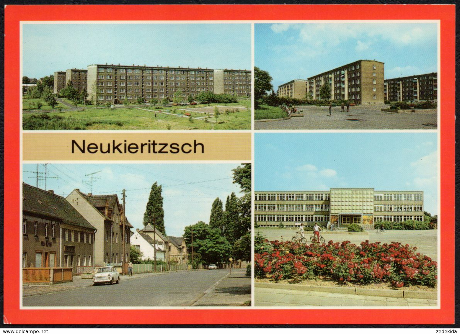 F2730 - TOP Neukieritzsch Neubauten Schule - Bild Und Heimat Reichenbach - Borna