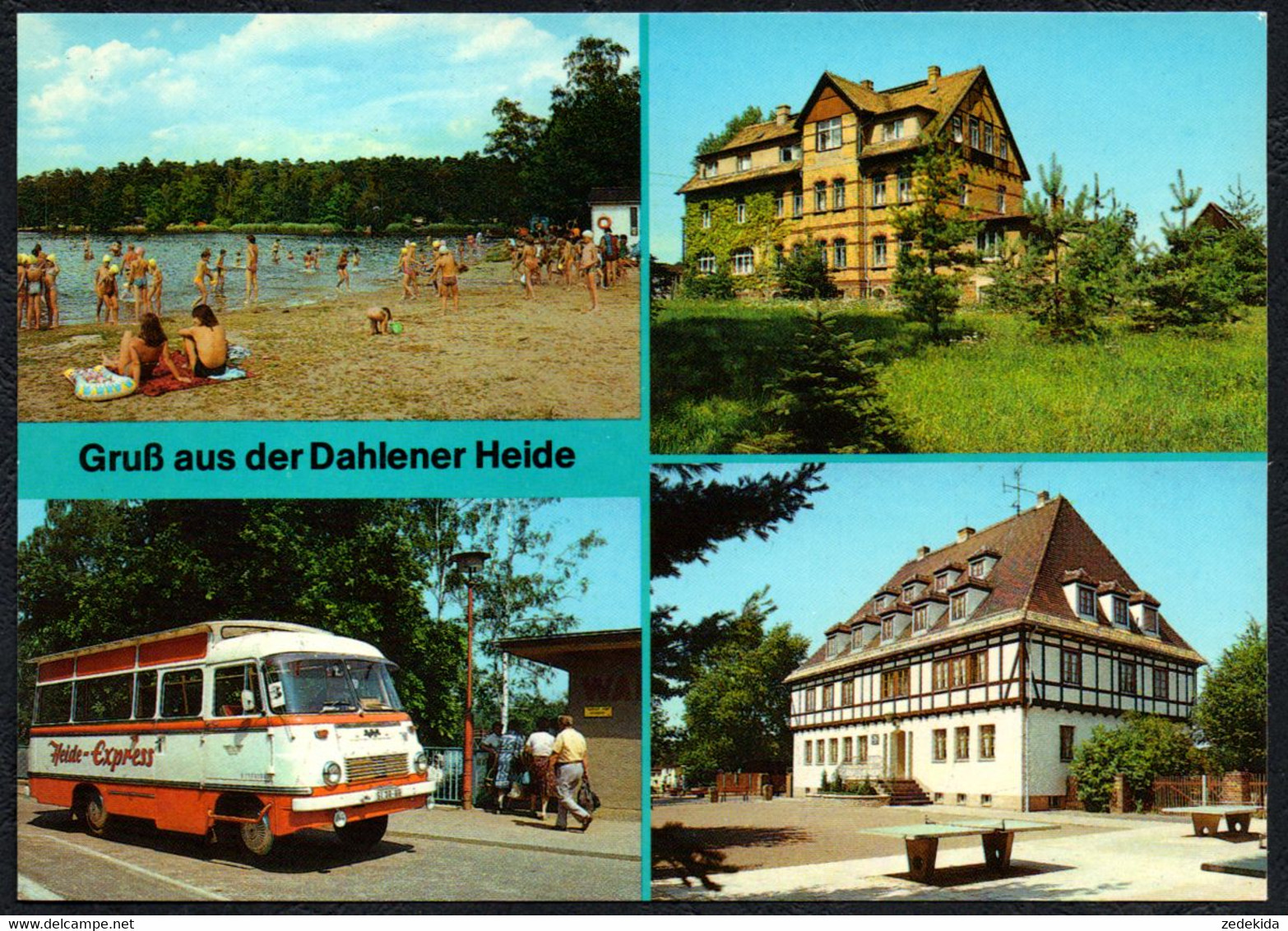 F2773 - TOP Dahlen Robur Bus Oldtimer - Bild Und Heimat Reichenbach - Dahlen