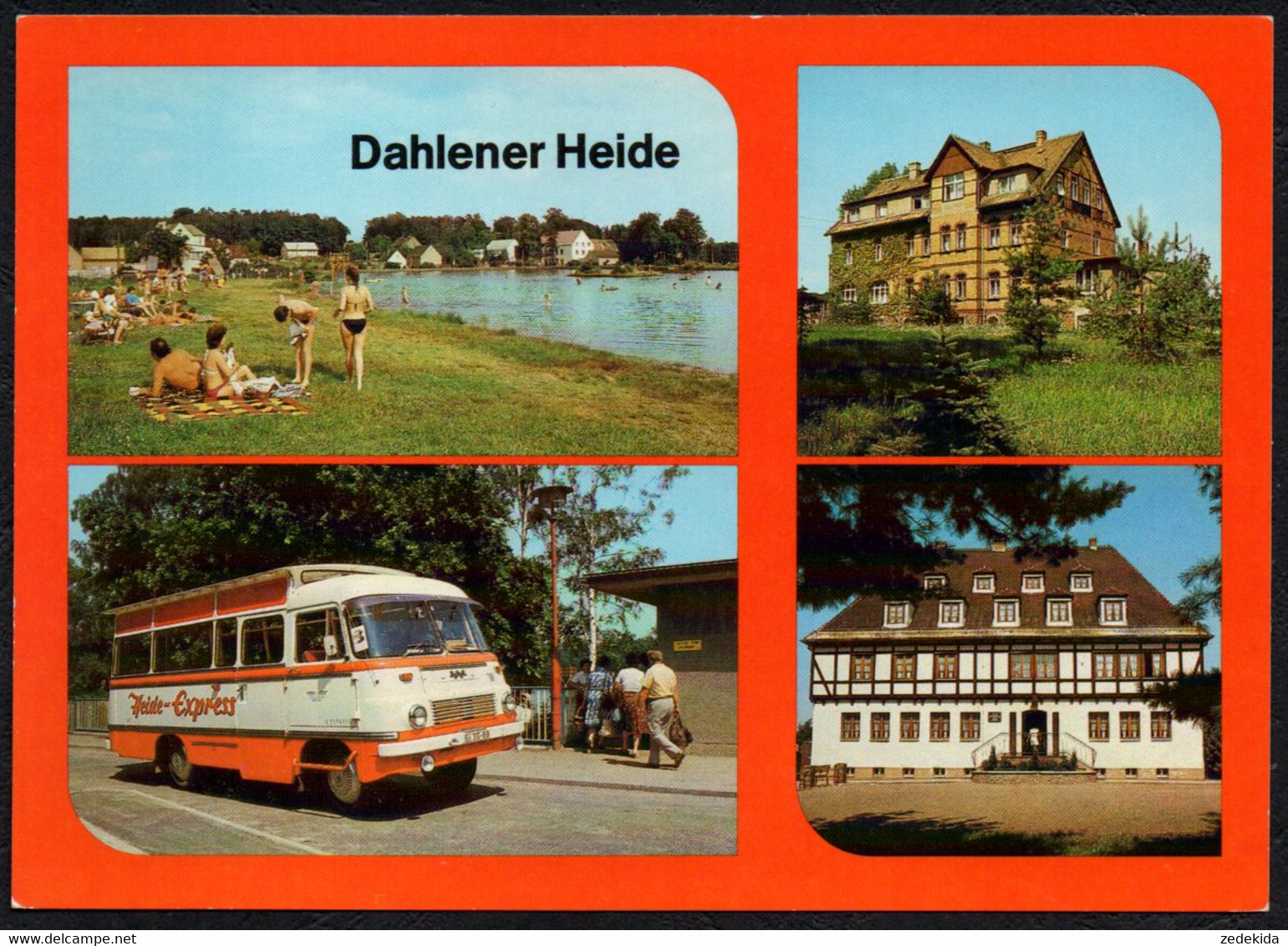 F2774 - TOP Dahlen Robur Bus Oldtimer - Bild Und Heimat Reichenbach - Dahlen