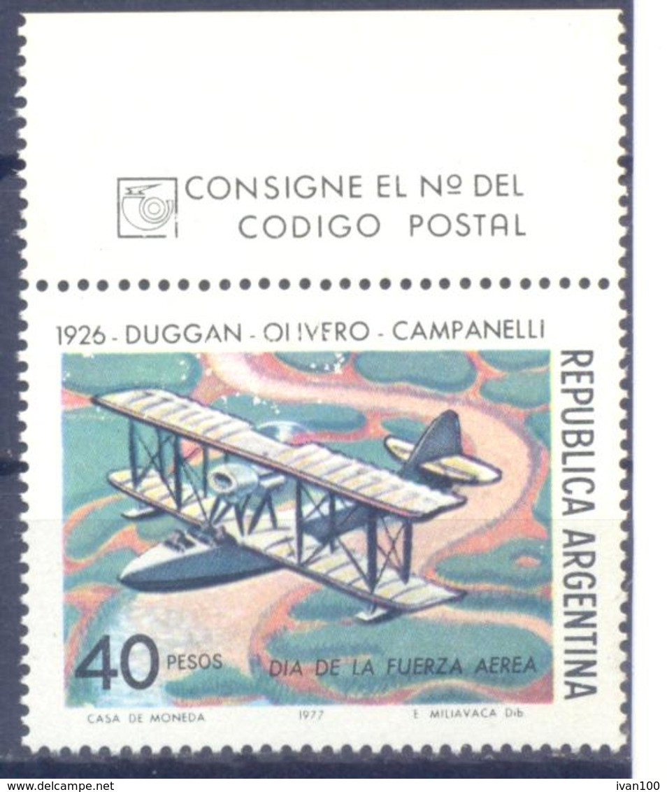 1977. Argentina,  Airplane, Mich.1318, Mint/** - Ongebruikt