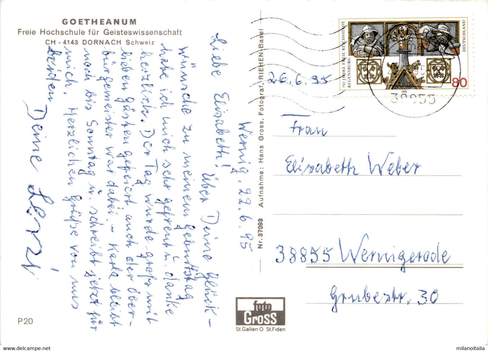 Goetheanum - Dornach (20) * 23. 6. 1995 - Dornach