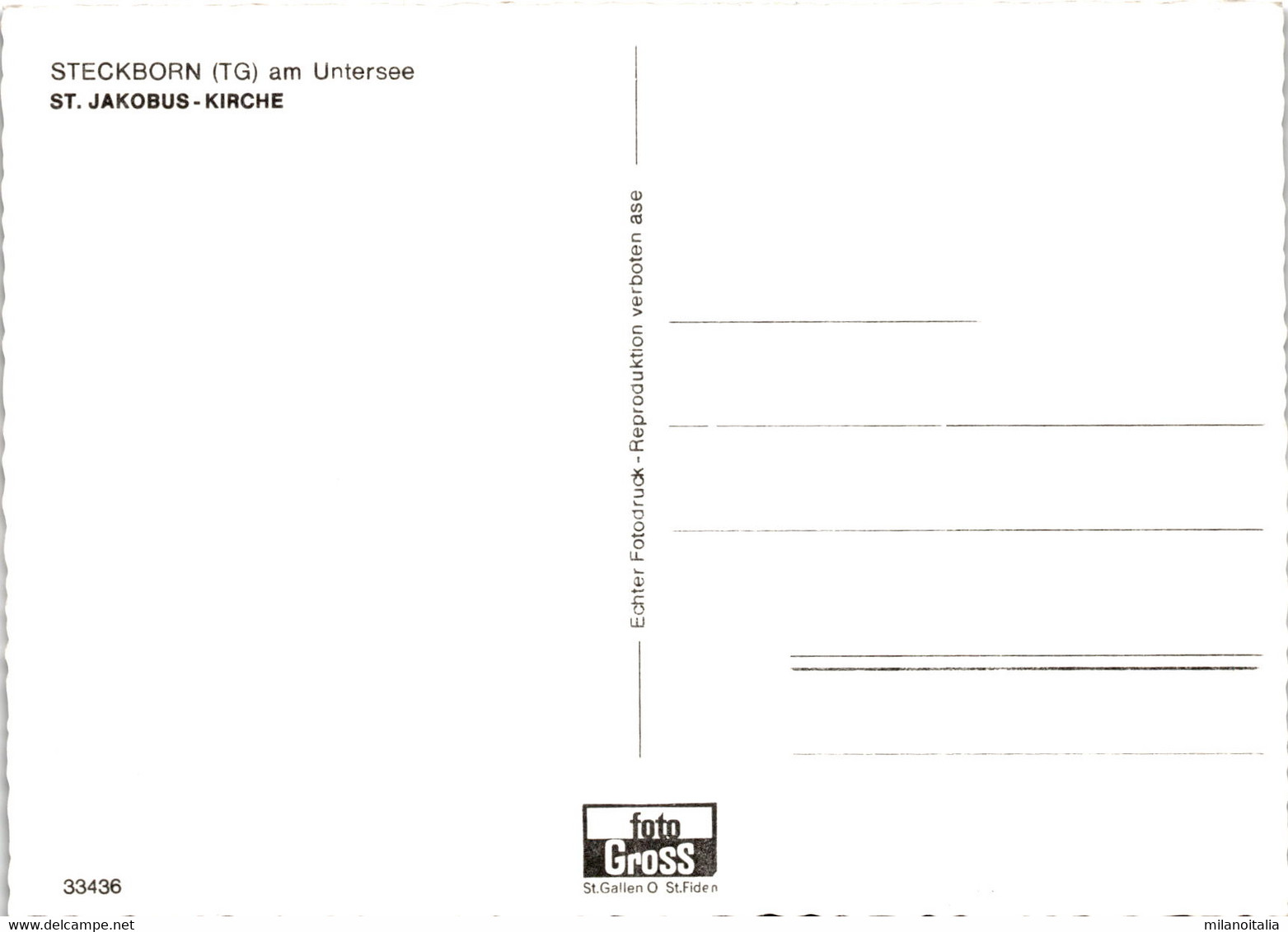 Steckborn (TG) Am Untersee - St. Jakobus-Kirche (33436) - Steckborn
