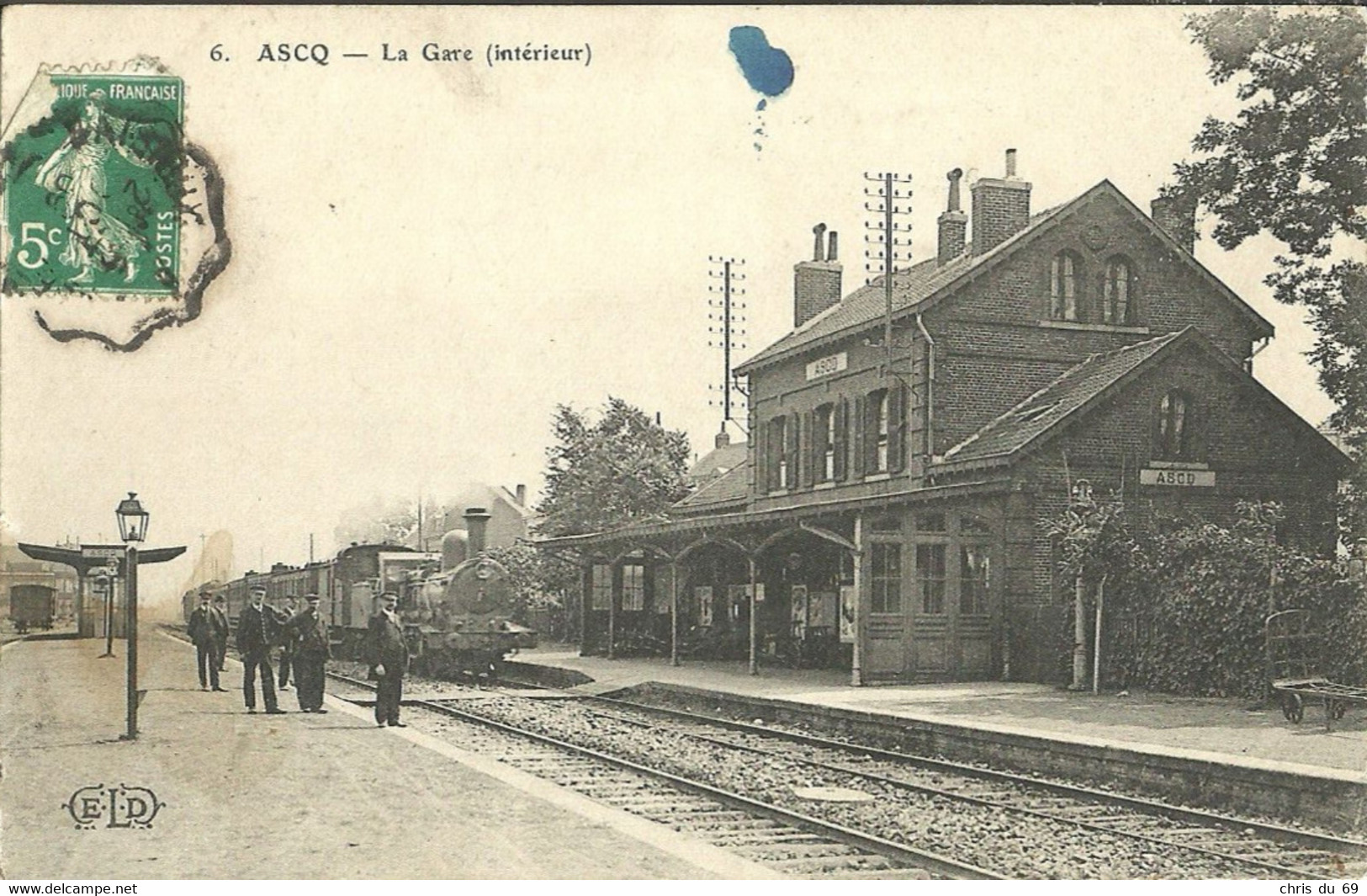 Ascq La Gare Interieur - Autres & Non Classés