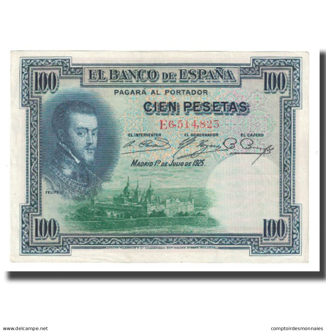 Billet, Espagne, 100 Pesetas, 1925, 1925-07-01, KM:69c, SUP - 100 Peseten