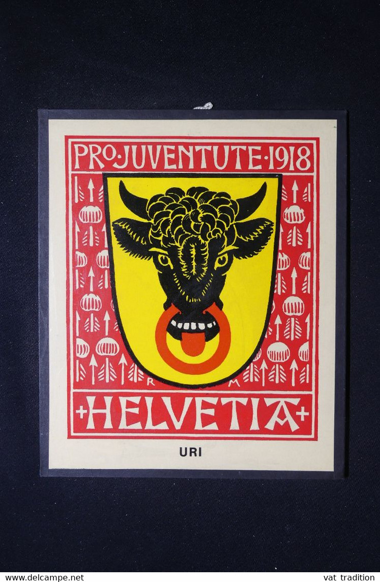 SUISSE - Vignette Pro Juventute 1918 - Uri - L 103936 - Otros & Sin Clasificación