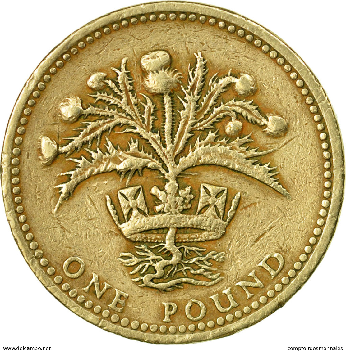 Monnaie, Grande-Bretagne, Elizabeth II, Pound, 1984, TB+, Nickel-brass, KM:934 - 1 Pound