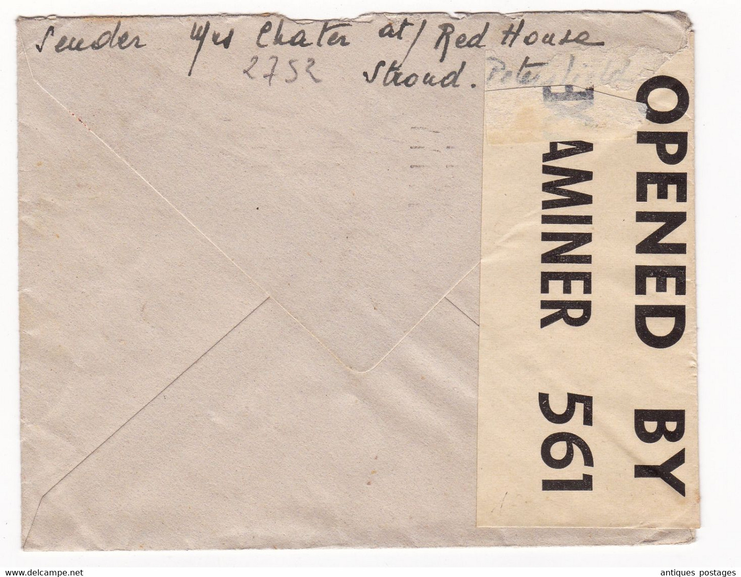 Petersfield 1940 England Censure Censor Lausanne Suisse Seconde Guerre Mondiale WW2 Opened By Examiner - Storia Postale