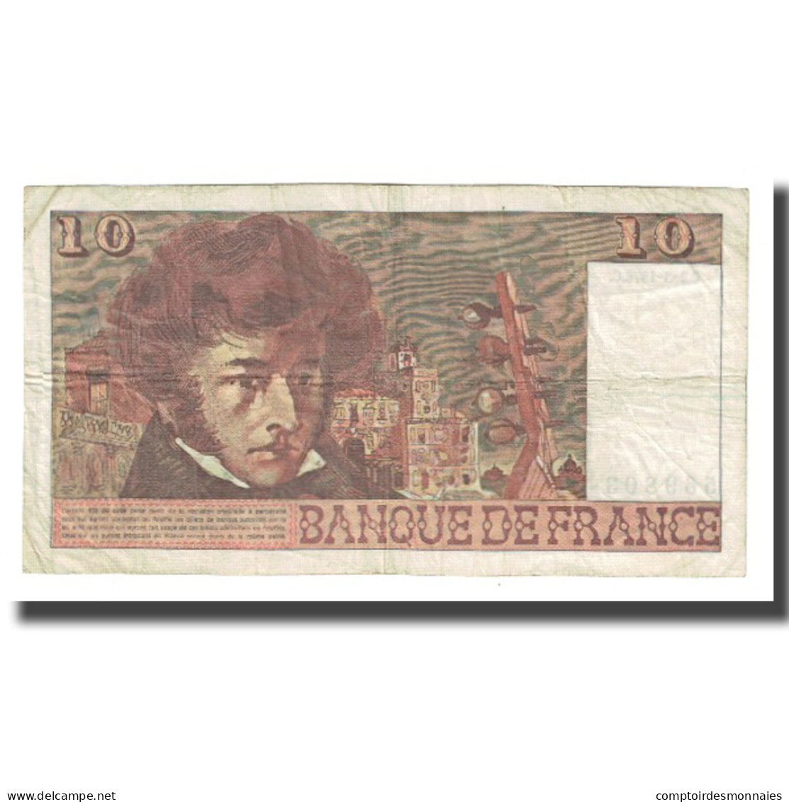 France, 10 Francs, 1978, 1978-03-02, TB, Fayette:63.23, KM:150c - 10 F 1972-1978 ''Berlioz''