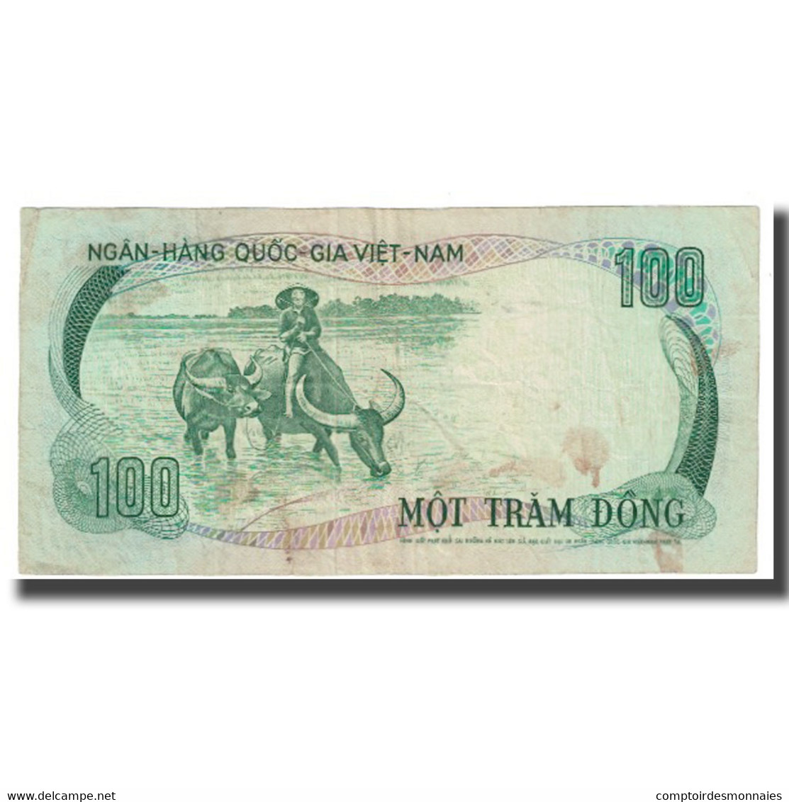 Billet, South Viet Nam, 100 D<ox>ng, KM:31a, B - Viêt-Nam