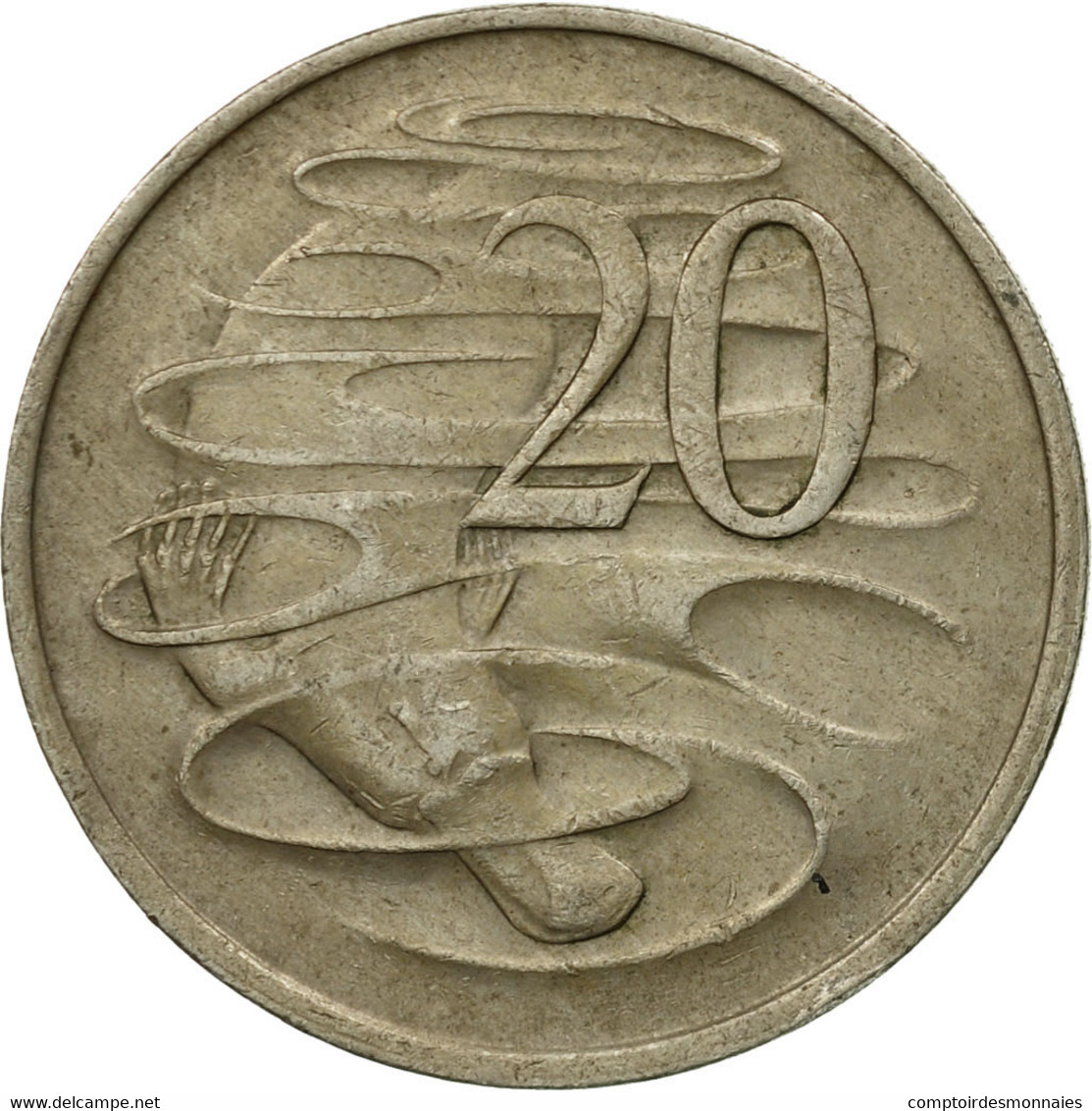 Monnaie, Australie, Elizabeth II, 20 Cents, 1974, TTB, Copper-nickel, KM:66 - 20 Cents