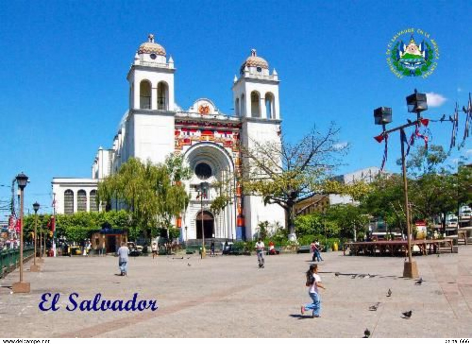 El Salvador San Salvador Cathedral New Postcard - El Salvador