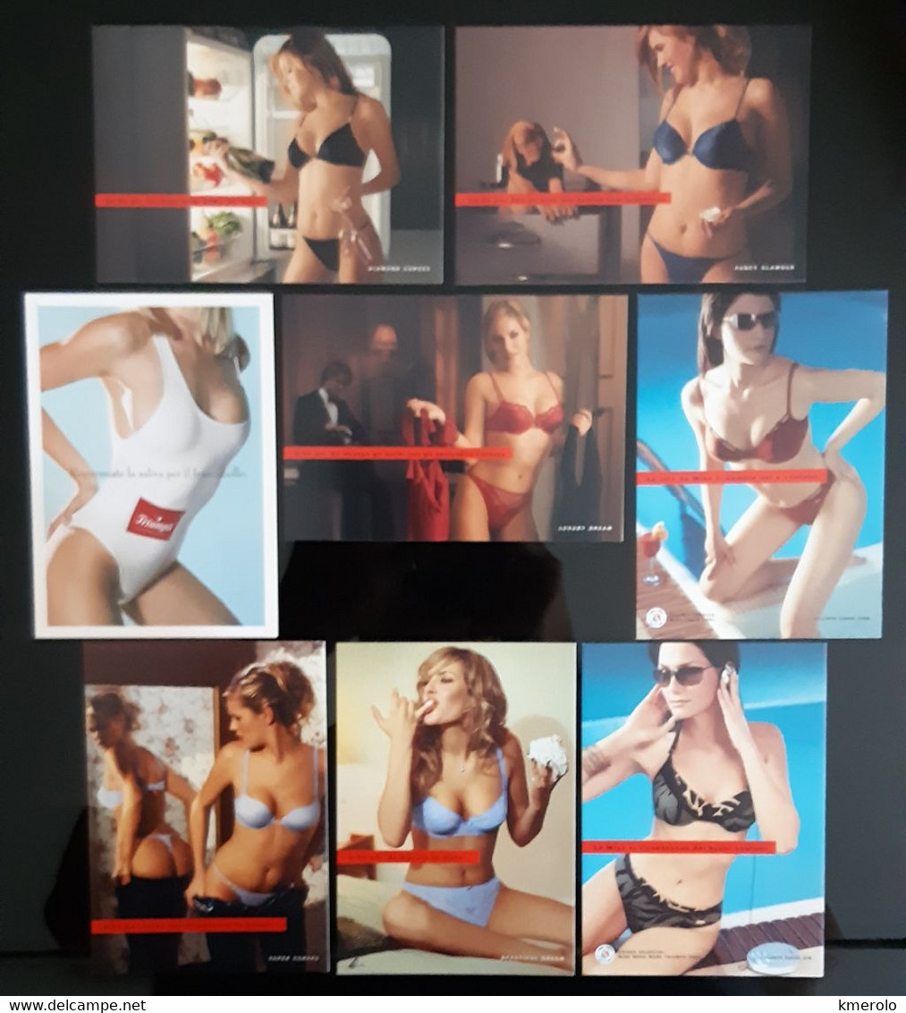 Triumph Lingerie Sexy Females Lot De 8 Carte Postale - Pin-Ups