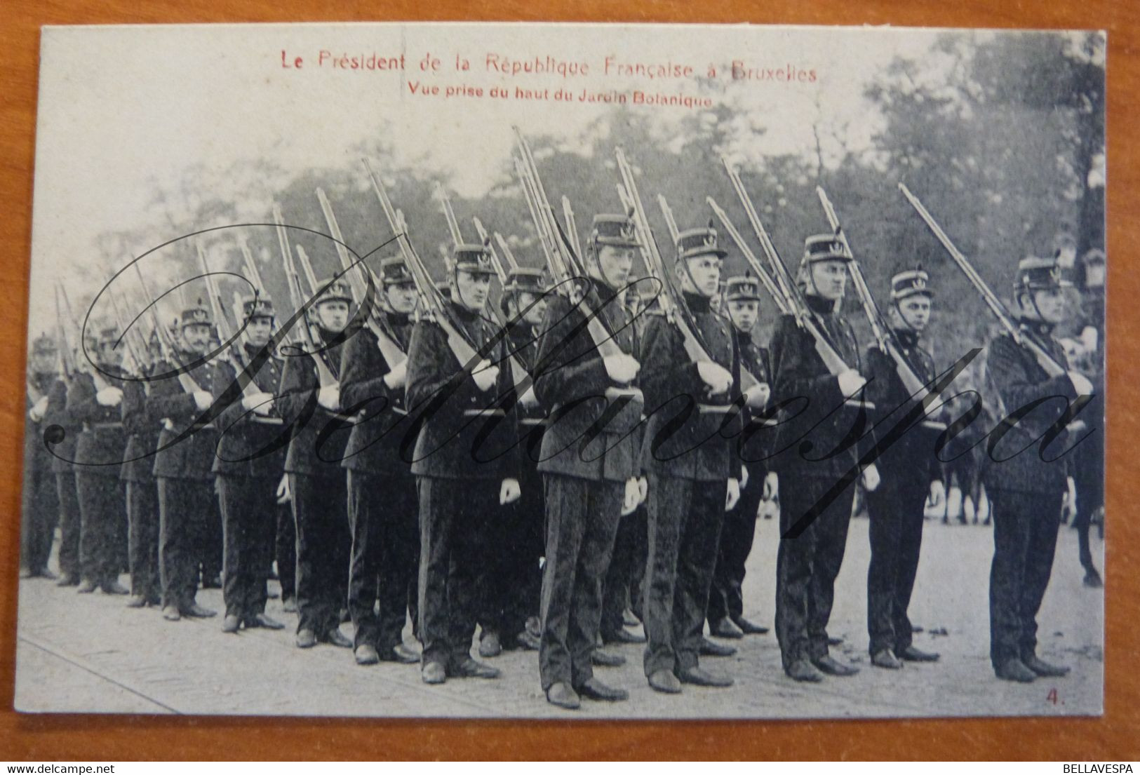 Le Président De La République Française Jardin Botanique Bruxelles N°4 - Patrióticos