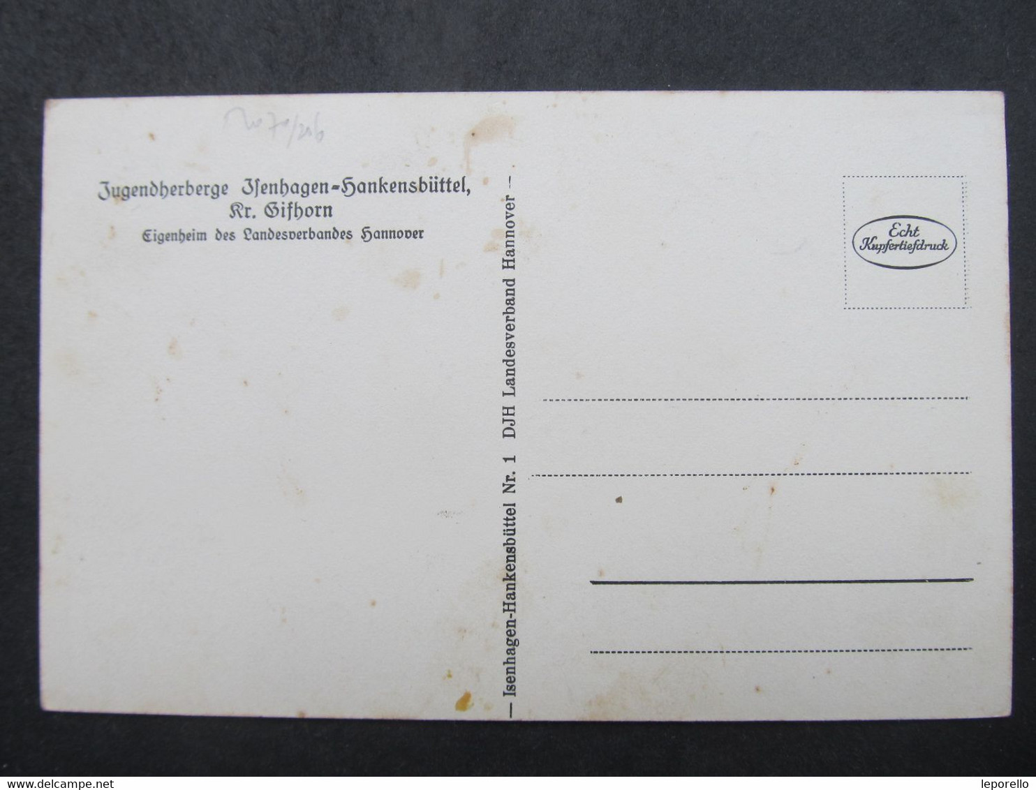 AK ISENHAGEN Hankensbüttel Kr. Gifhorn Jugendherberge  Ca.1940 ///// D*50537 - Gifhorn