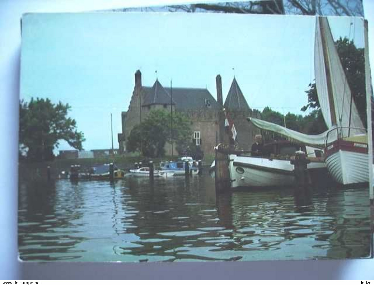Nederland Holland Pays Bas Medemblik Met Kasteel Radboud Over Water - Medemblik