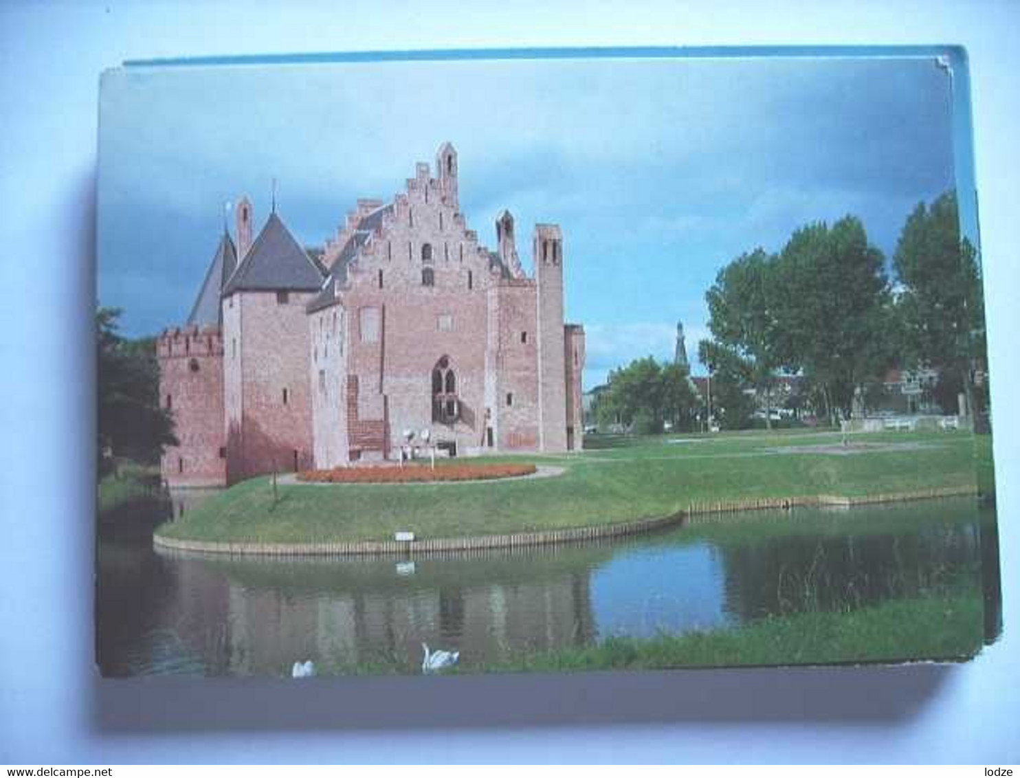 Nederland Holland Pays Bas Medemblik Met Kasteel Radboud En Zwanen - Medemblik