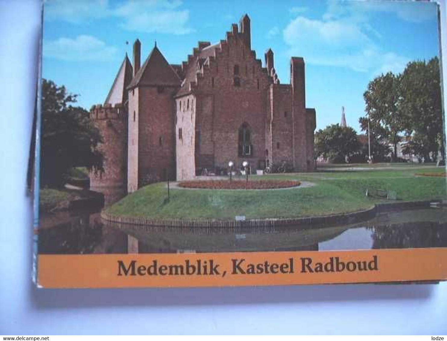 Nederland Holland Pays Bas Medemblik Met Kasteel Radboud EnTekst - Medemblik