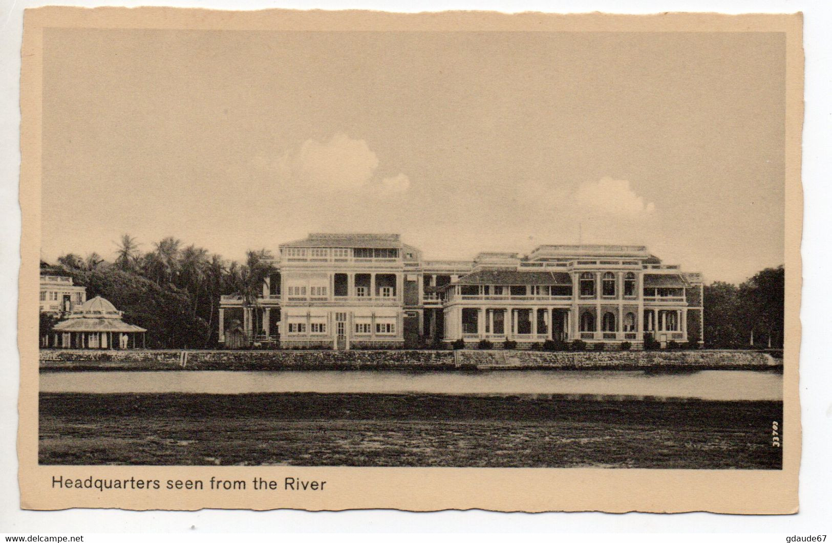 ADYAR - MADRAS (INDE / INDIA) - THE THEOSOPHICAL SOCIETY - HEADQUARTERS SEEN FROM THE RIVER - Inde