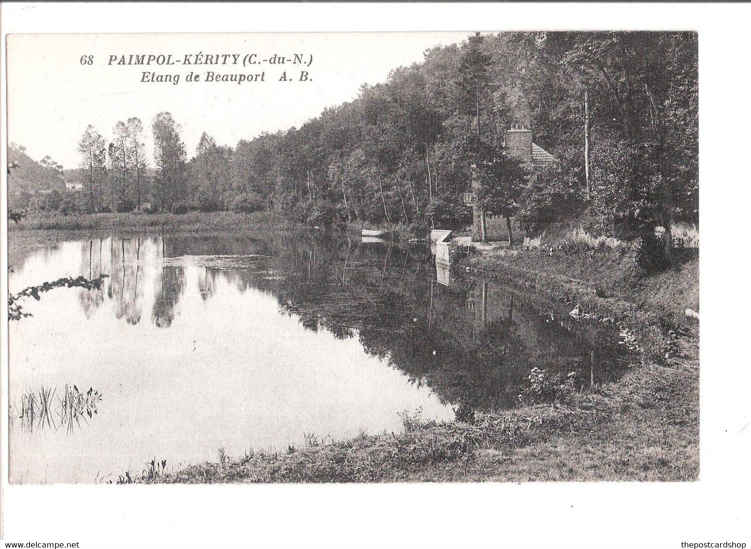 CPA Carte Postale 22.  Paimpol Kerity Etang De Beauport - Paimpol