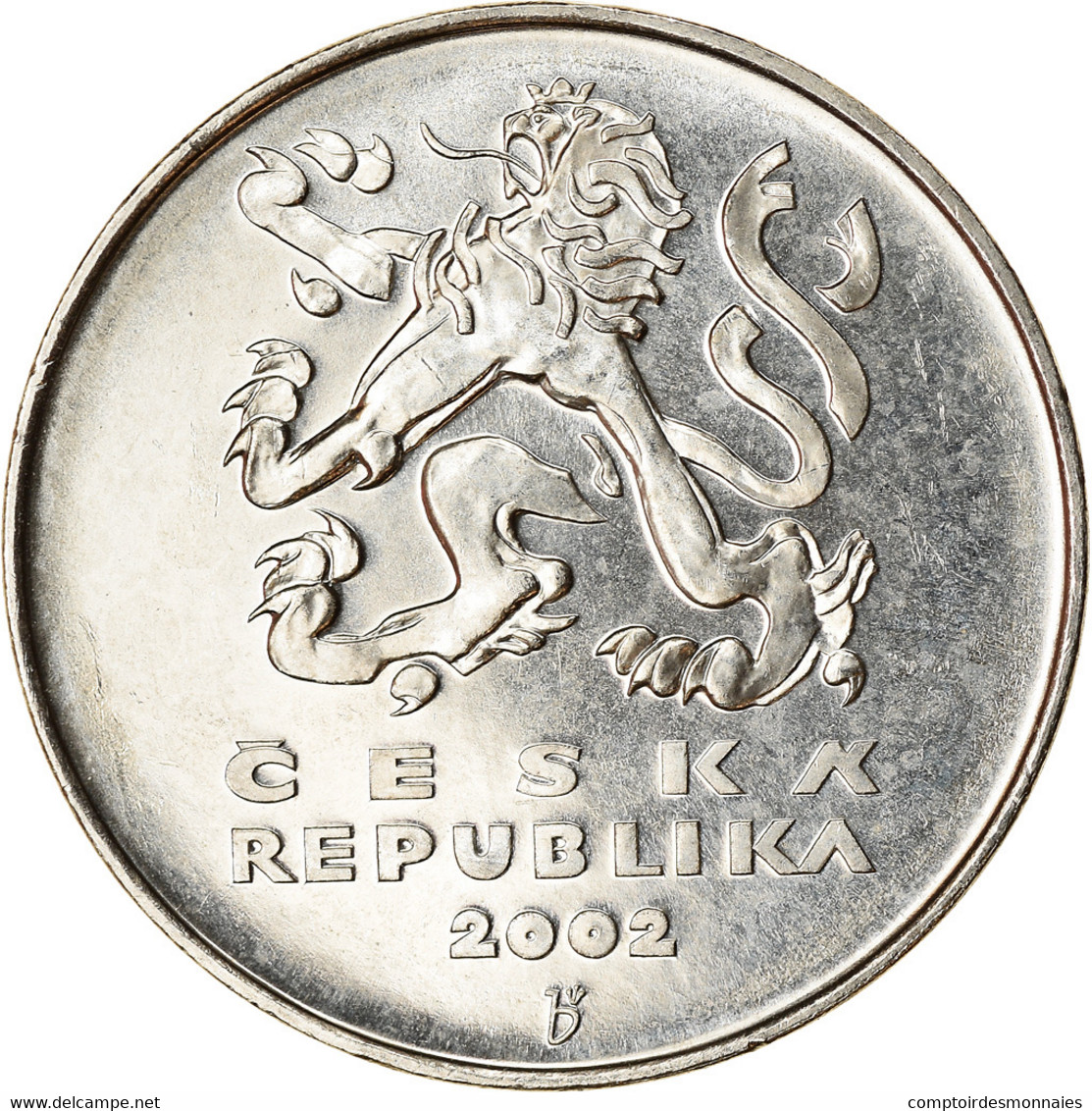 Monnaie, République Tchèque, 5 Korun, 2002, SPL, Nickel Plated Steel, KM:8 - Tchéquie