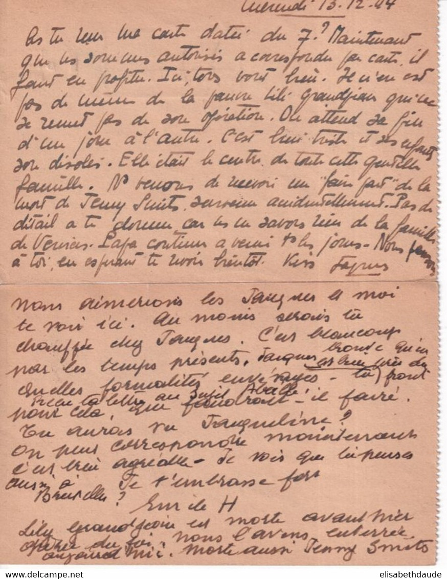 1944/1945 - BELGIQUE - 6 CARTES ENTIERS Dont PUBLIBEL (GARAGE AUTOMOBILE) CENSURES De VERVIERS => BOULOGNE SUR SEINE - Guerra 40 – 45 (Cartas & Documentos)