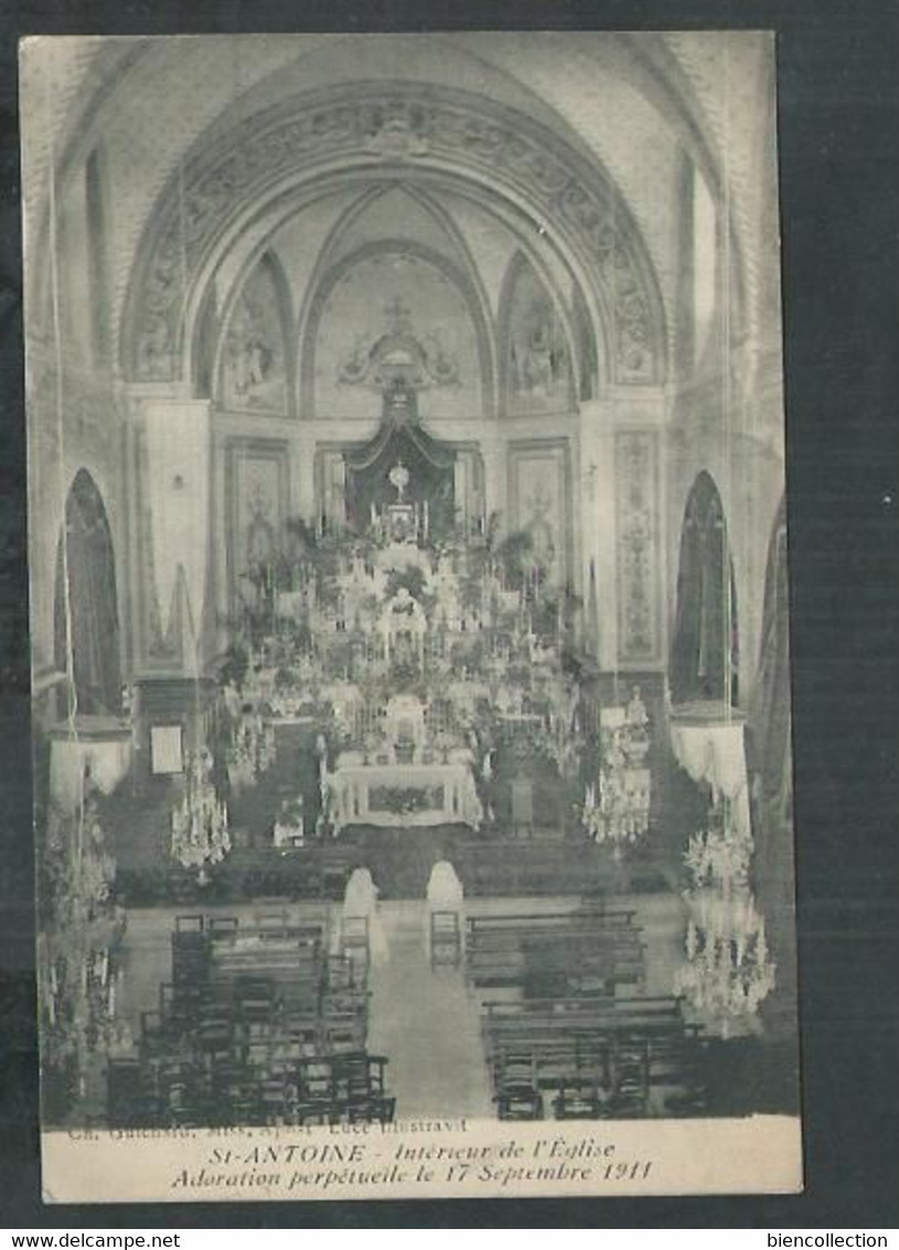 Bouches Du Rhône. Marseille, Saint Antoine Intérieur De  L'église - Quartiers Nord, Le Merlan, Saint Antoine