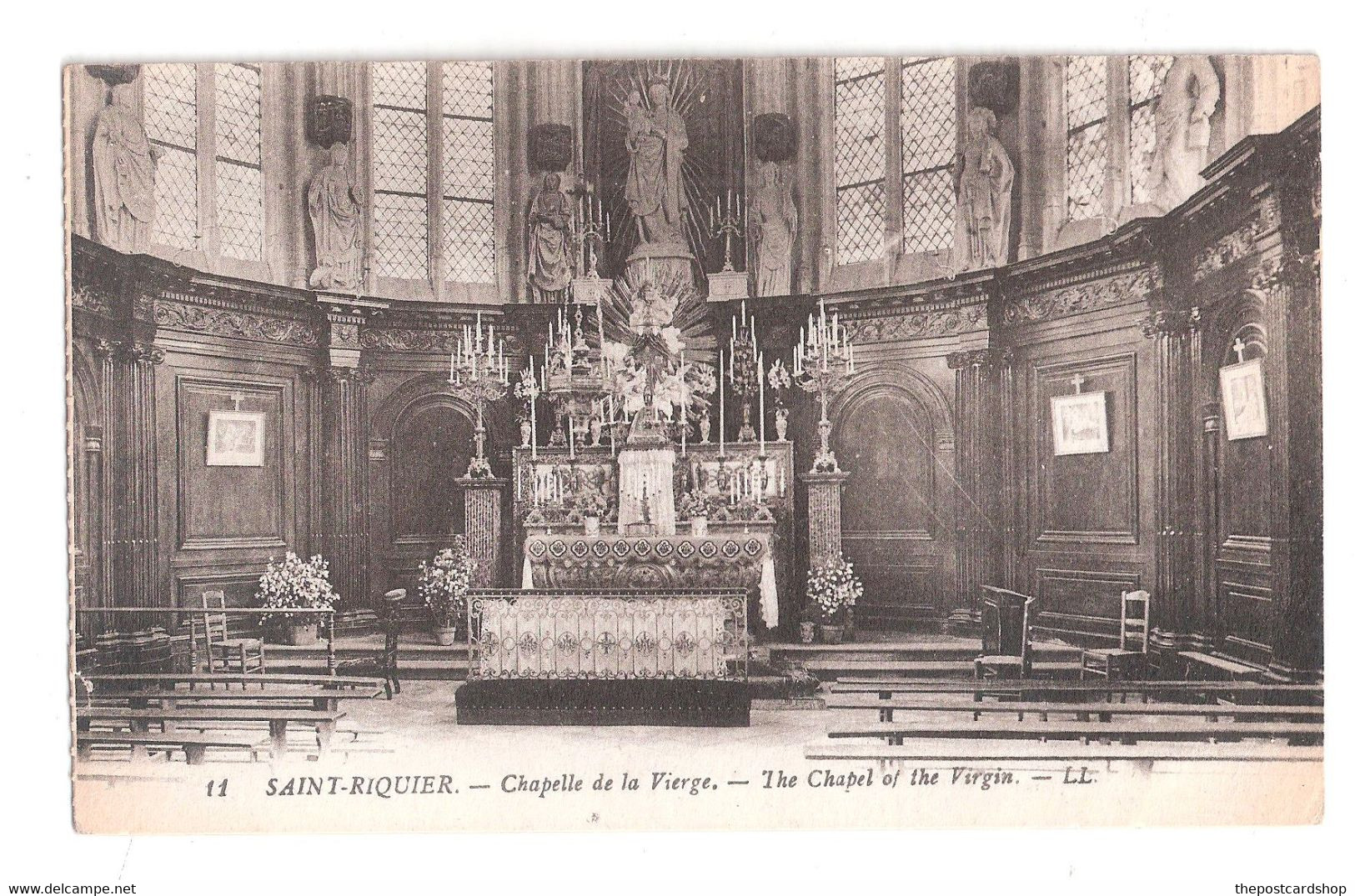 CPA 80 SAINT RIQUIER -  Eglise De Saint Riquier Chapelle De La Vierge Unused - Saint Riquier