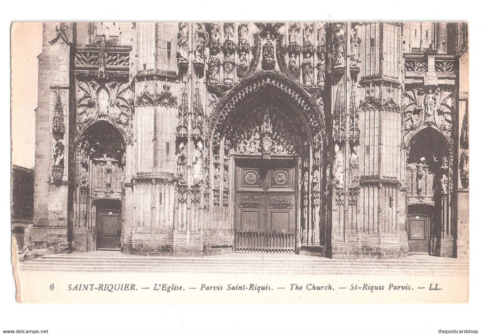 CPA 80 SAINT RIQUIER -  Eglise De Saint Riquier  Unused - Saint Riquier