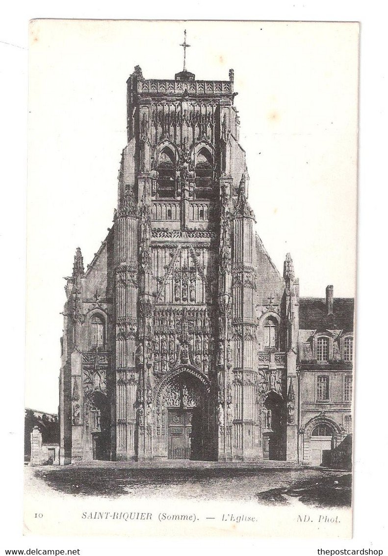 CPA 80 SOMME Saint Riquier Eglise De Saint Riquier  Unused - Saint Riquier