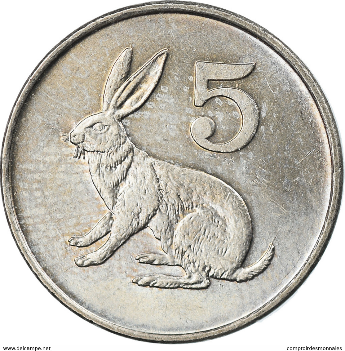 Monnaie, Zimbabwe, 5 Cents, 1997, TTB, Copper-nickel, KM:2 - Zimbabwe
