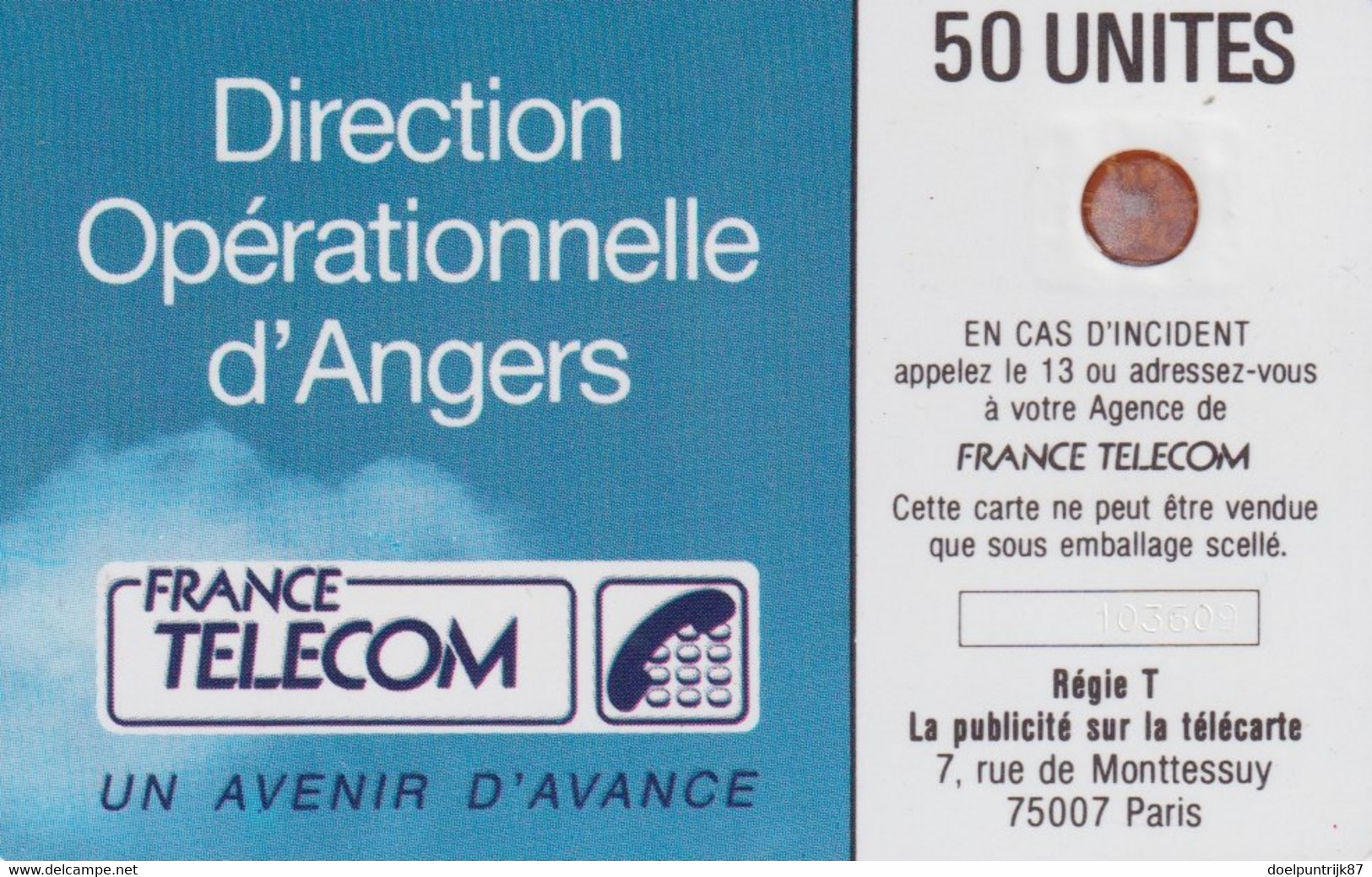 C-20 103609 Jean Boissonnat - Phonecards: Internal Use