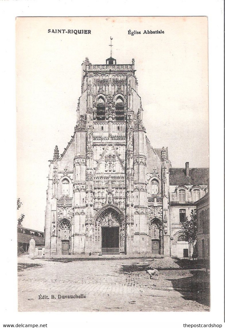 CPA 80 SOMME Saint Riquier Eglise De Saint Riquier Eglise Abbatiale Unused - Saint Riquier