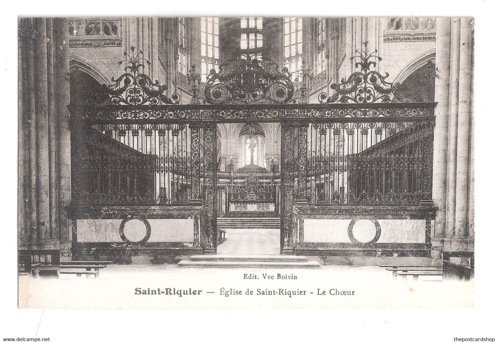 CPA 80 SOMME Saint Riquier Eglise De Saint Riquier Le Choeur Unused - Saint Riquier