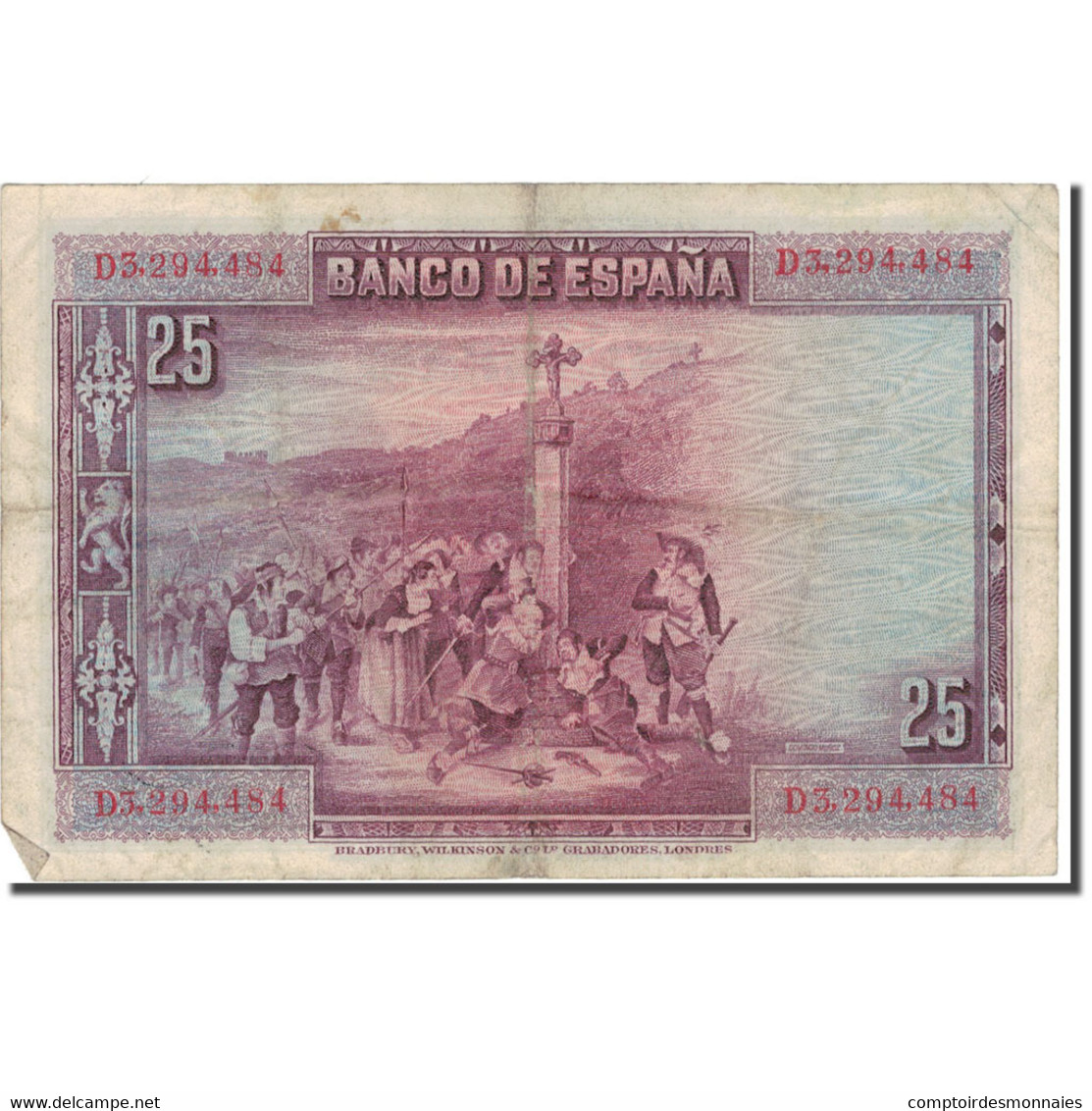 Billet, Espagne, 25 Pesetas, 1928, 1928-08-15, KM:74b, TB+ - 1-2-5-25 Peseten