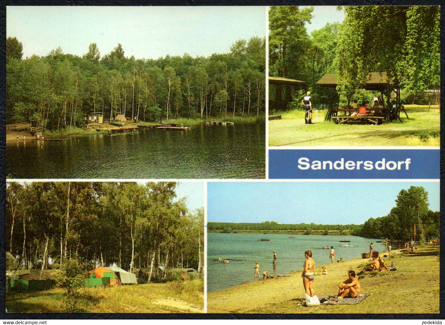 F2816 - TOP Sandersdorf Campingplatz - Bild Und Heimat Reichenbach - Bitterfeld