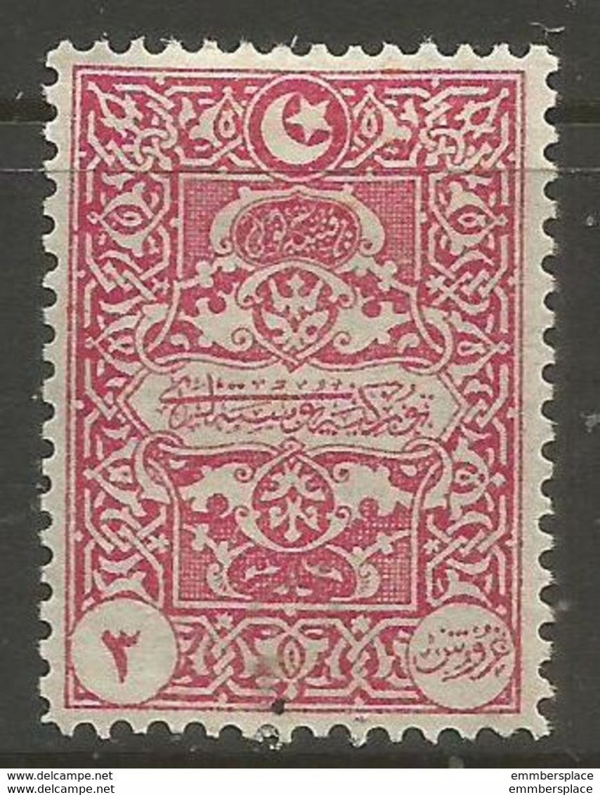 Turkey - 1922 Turkey In Asia Postage Due 3k MH *    Mi P50  Sc AS-J4 - 1920-21 Anatolie