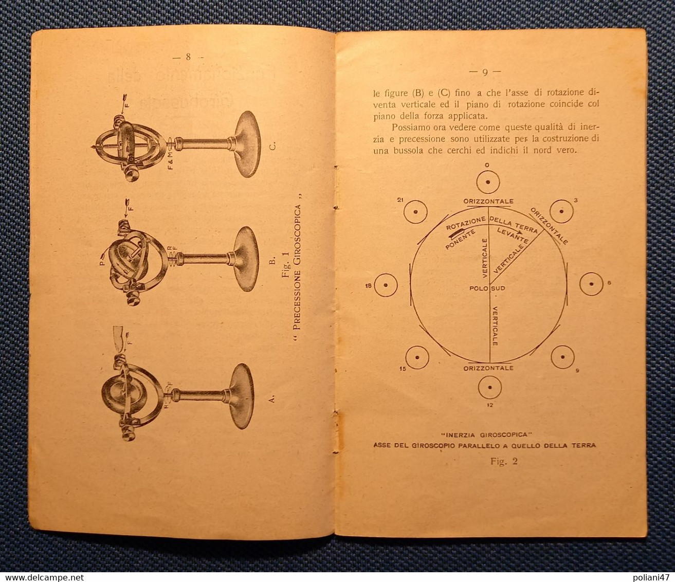 0527 "BUSSOLA GIROSCOPICA SPERRY - INDICA SEMPRE IL NORD...." OPUSCOLO - Geschichte, Philosophie, Geographie