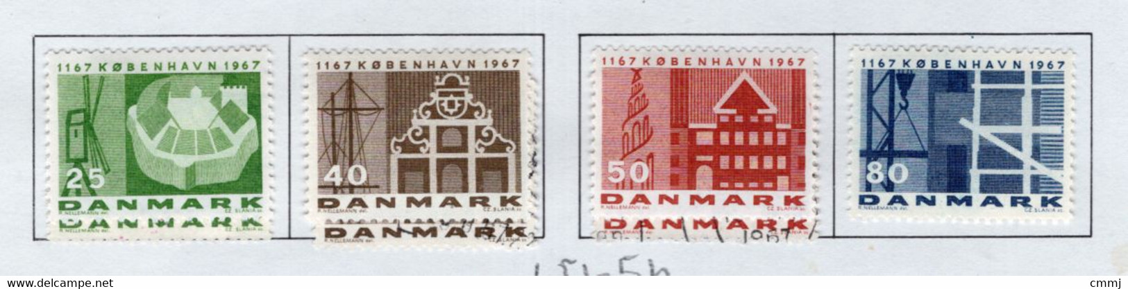 1967 -  DANIMARCA - DENMARK - Mi. Nr. 451-454x2 - LH/Used -  (Z0304..38) - Otros & Sin Clasificación