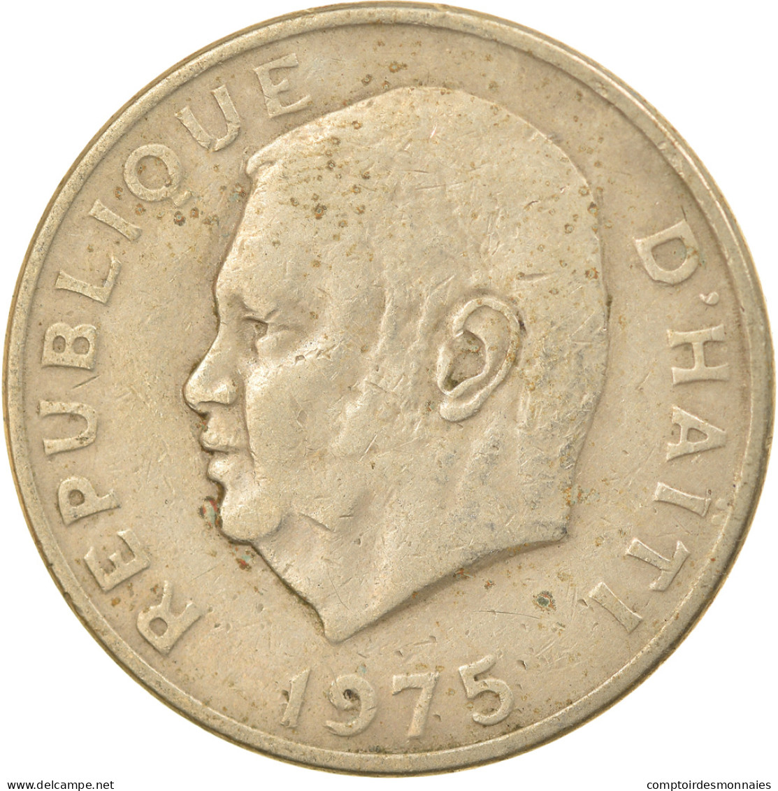 Monnaie, Haïti, 10 Centimes, 1975, TTB, Copper-nickel, KM:120 - Haiti