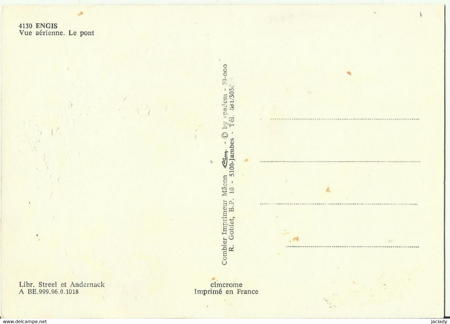 Engis -- Vue Aérienne  -  Le Pont.    (2 Scans) - Engis