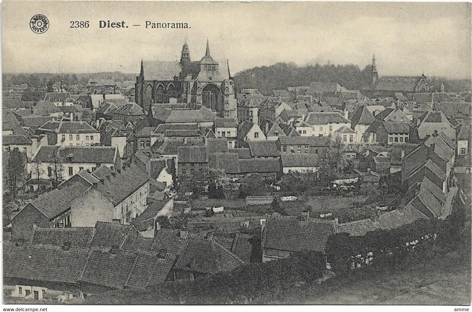 Diest   *  Panorama  (Hermans 2386) - Diest