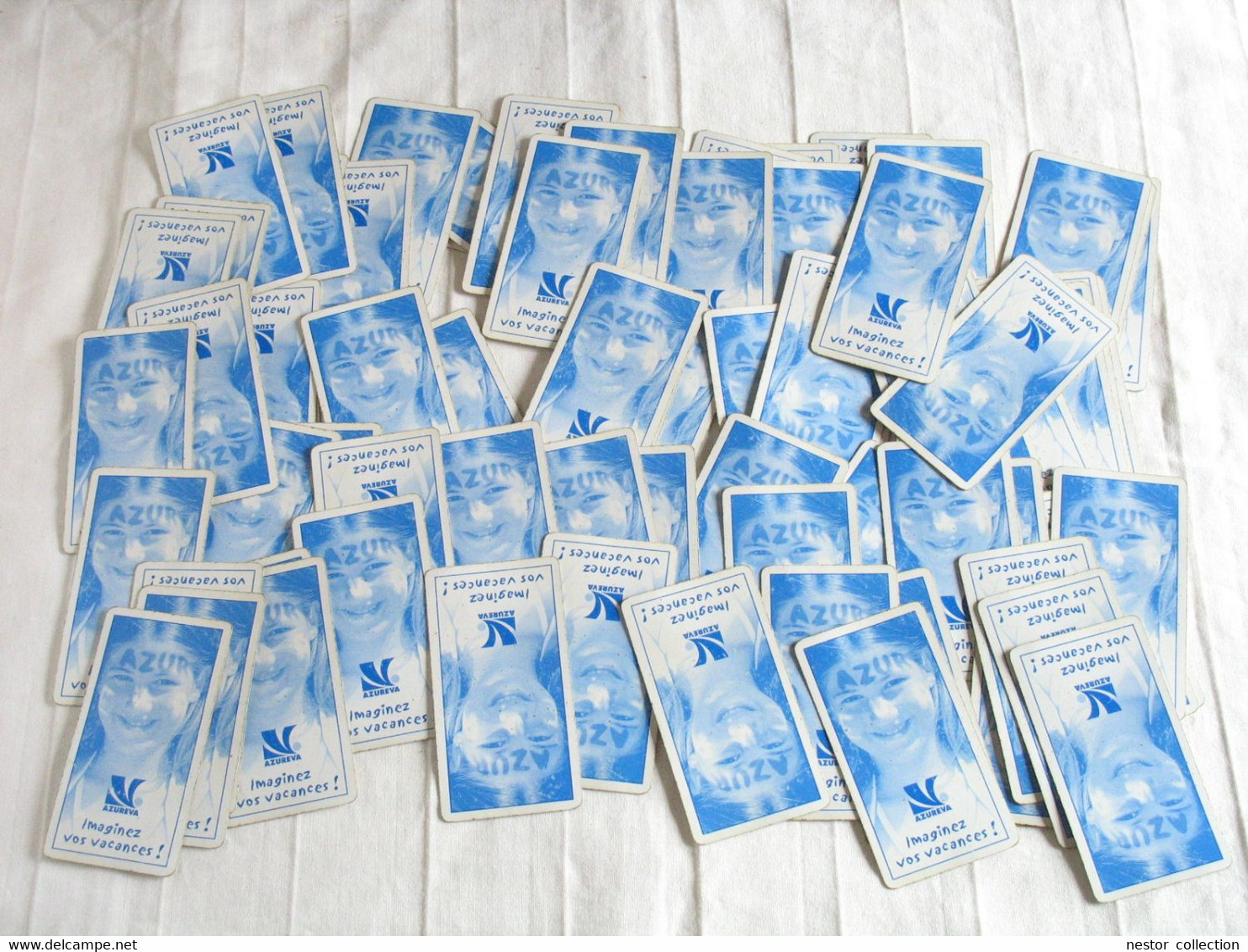 TAROT Azureva 78 Cartes Cartomancie Imaginez Vos Vacances Bourg En Bresse Rare - Tarot-Karten