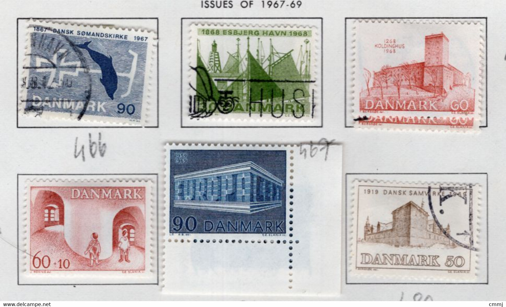 1967/1969 -  DANIMARCA - DENMARK - Mi. Nr. 466+467+468x2+469+479x2+480 - LH/Used -  (Z0304..39) - Sonstige & Ohne Zuordnung