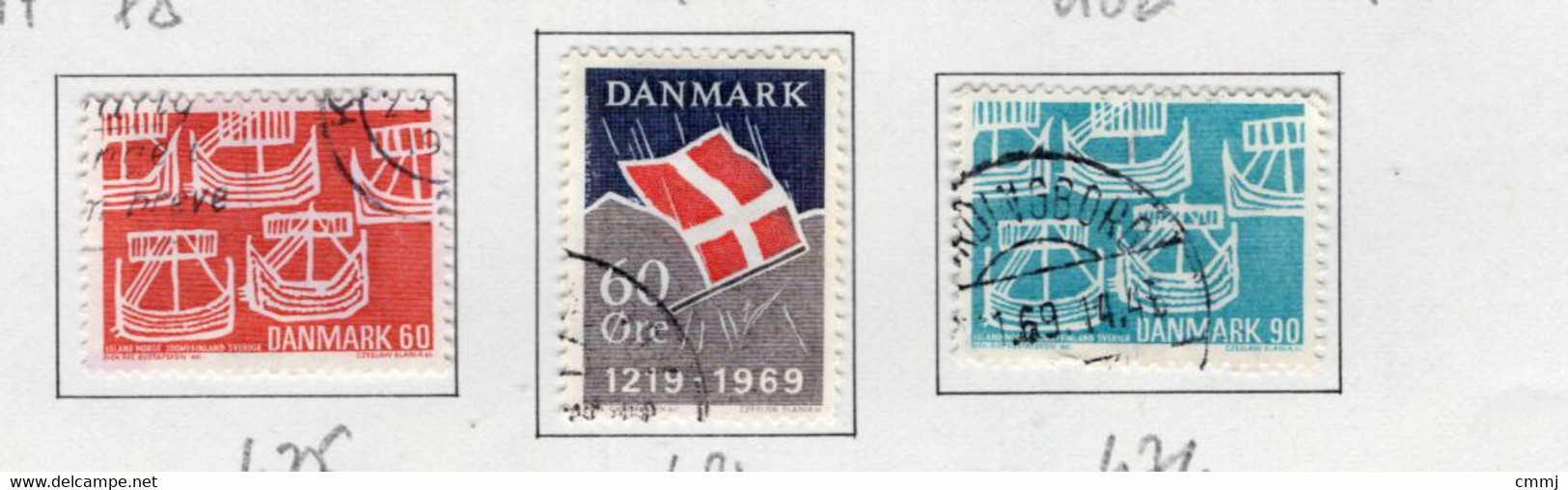 1969 -  DANIMARCA - DENMARK - Mi. Nr. 475+481+476 - LH/Used -  (Z0304..39) - Otros & Sin Clasificación