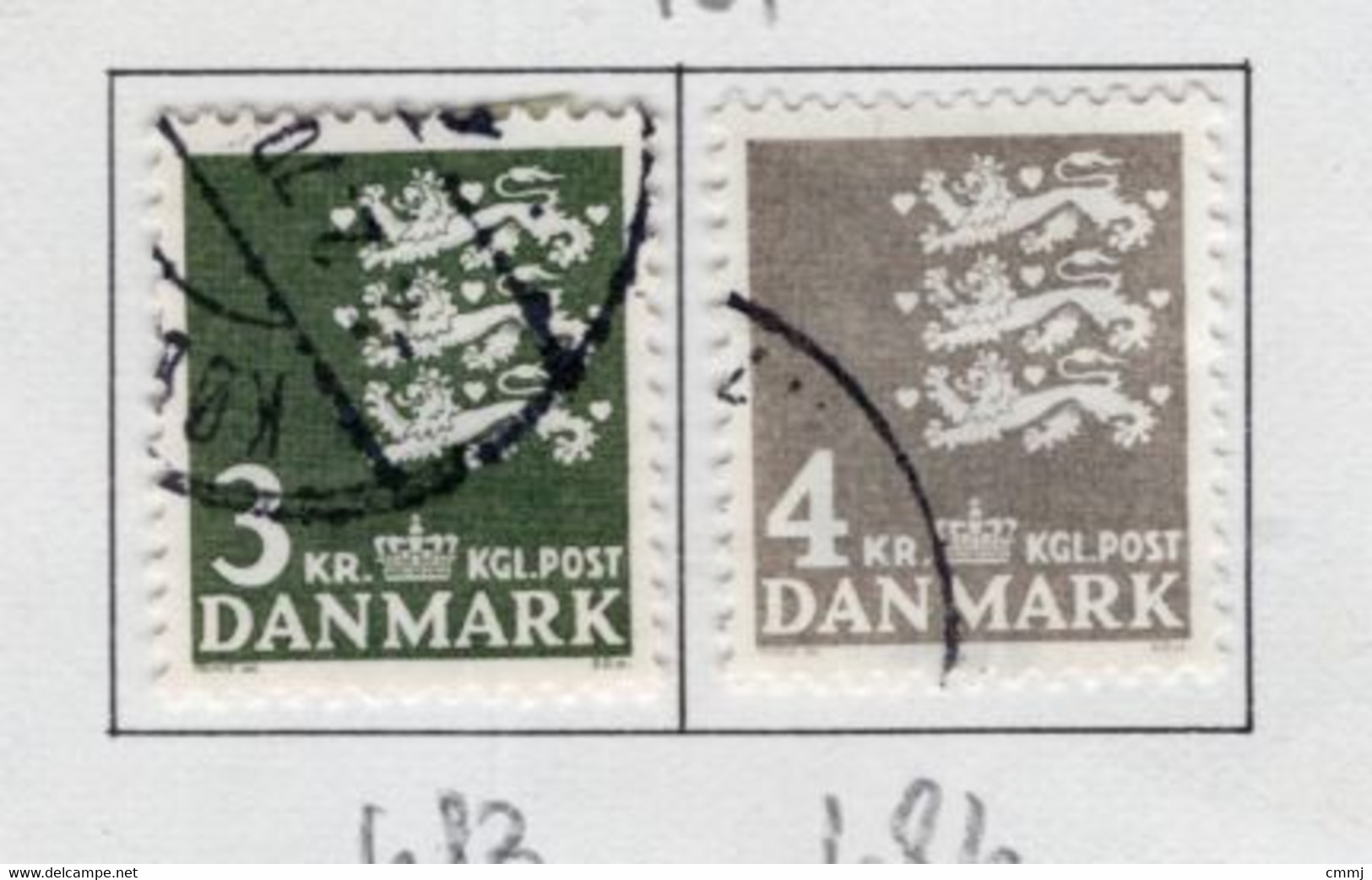 1969 -  DANIMARCA - DENMARK - Mi. Nr. 483/484 - LH/Used -  (Z0304..39) - Otros & Sin Clasificación