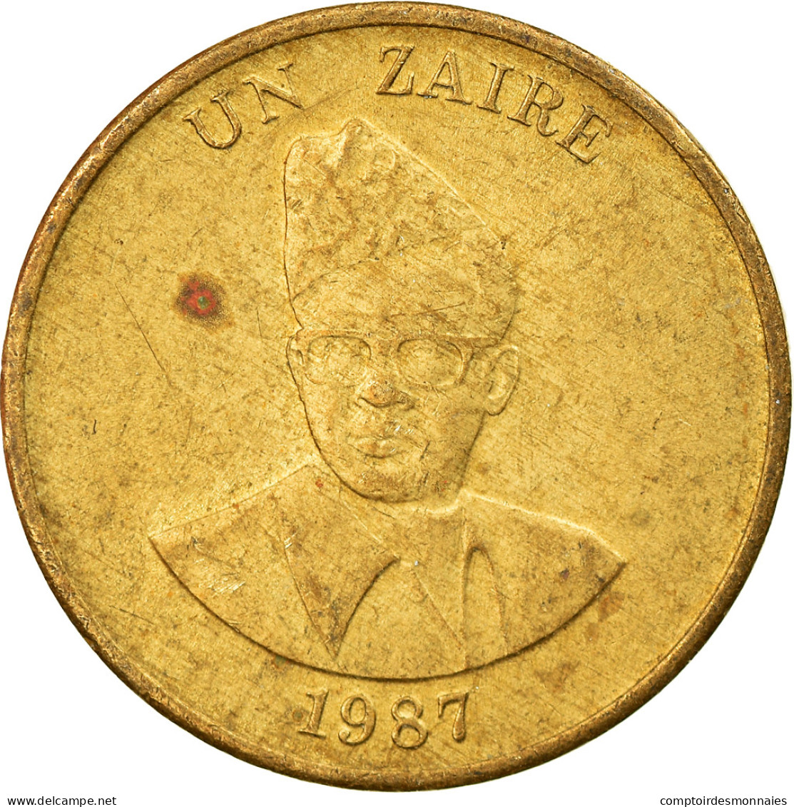 Monnaie, Zaïre, Zaire, 1987, TTB, Laiton, KM:13 - Zaire (1971 -97)