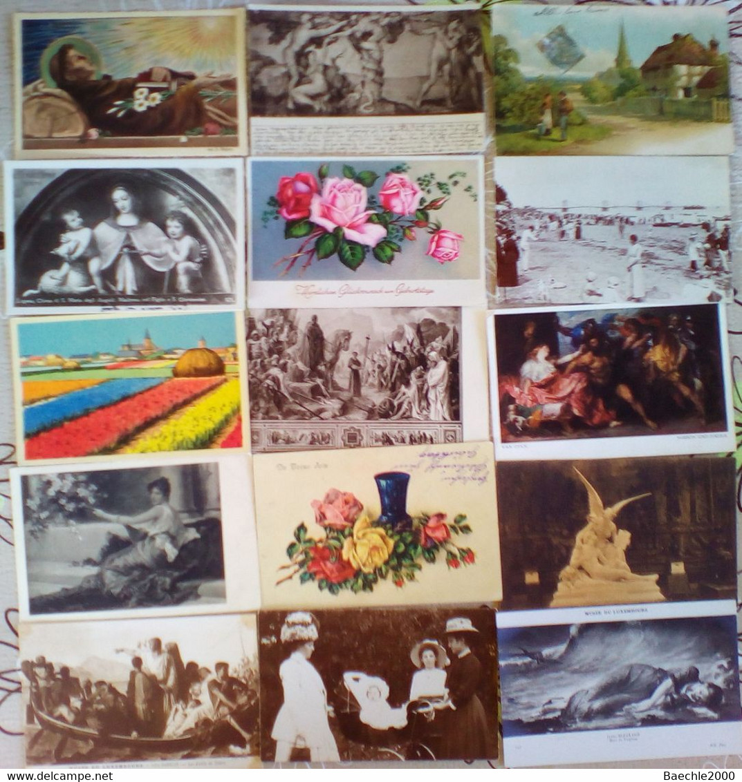 850 AK Kunst,Familienbilder, Christl.Bilder, Skulturen, Blumen, Etc., Alles 9x14cm Und Meist Vor 1945 - 500 Cartoline Min.