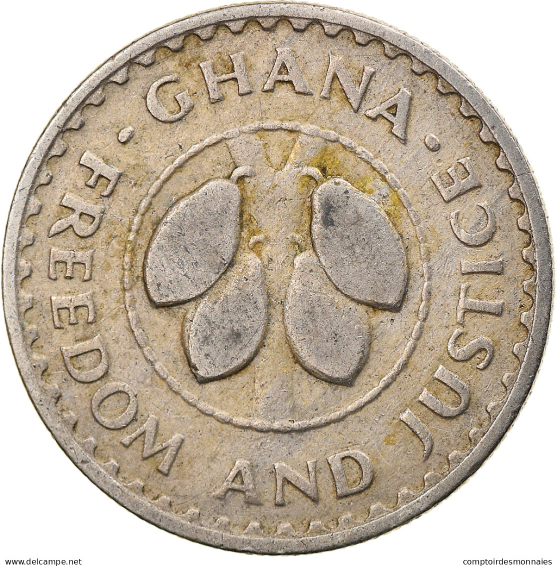 Monnaie, Ghana, 5 Pesewas, 1967, TTB, Copper-nickel, KM:15 - Ghana